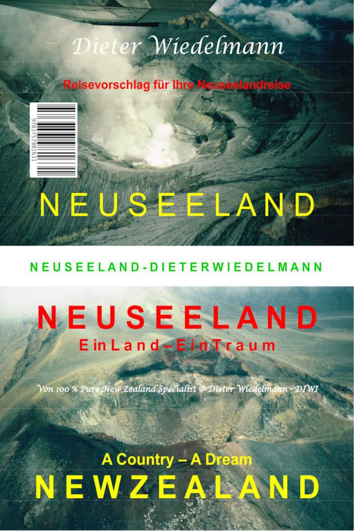 Cover NZ Buch Neuseeland - Farb Druck